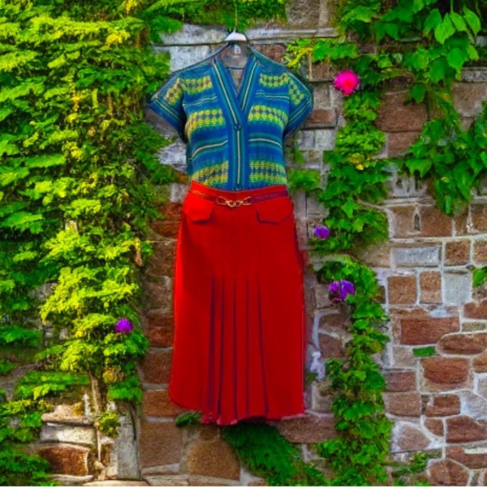 Women’s 70’s vintage knit cartigan